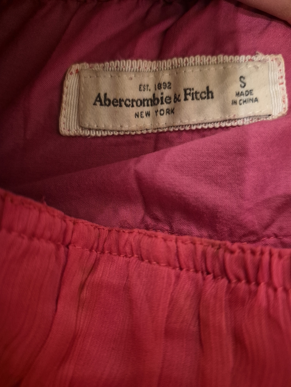 Abercrombie & Fitch Tiered Ruffle Mini Skirt - Hot Pink - Picture 4 of 5